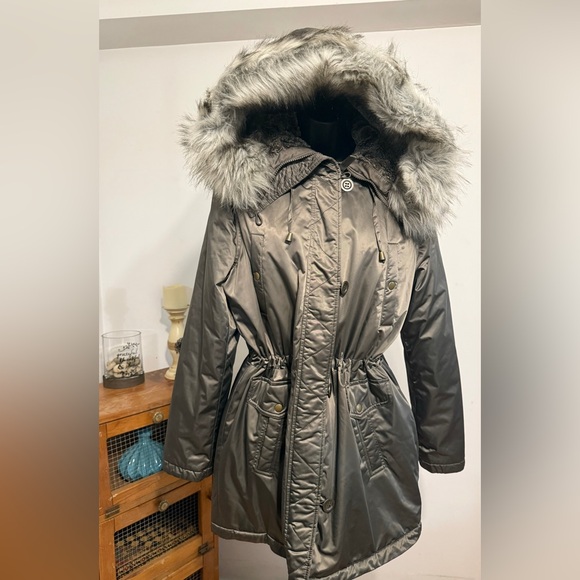 Apt. 9 Jackets & Blazers - Apt 9 Hooded Parka. Color: Olive. Size L